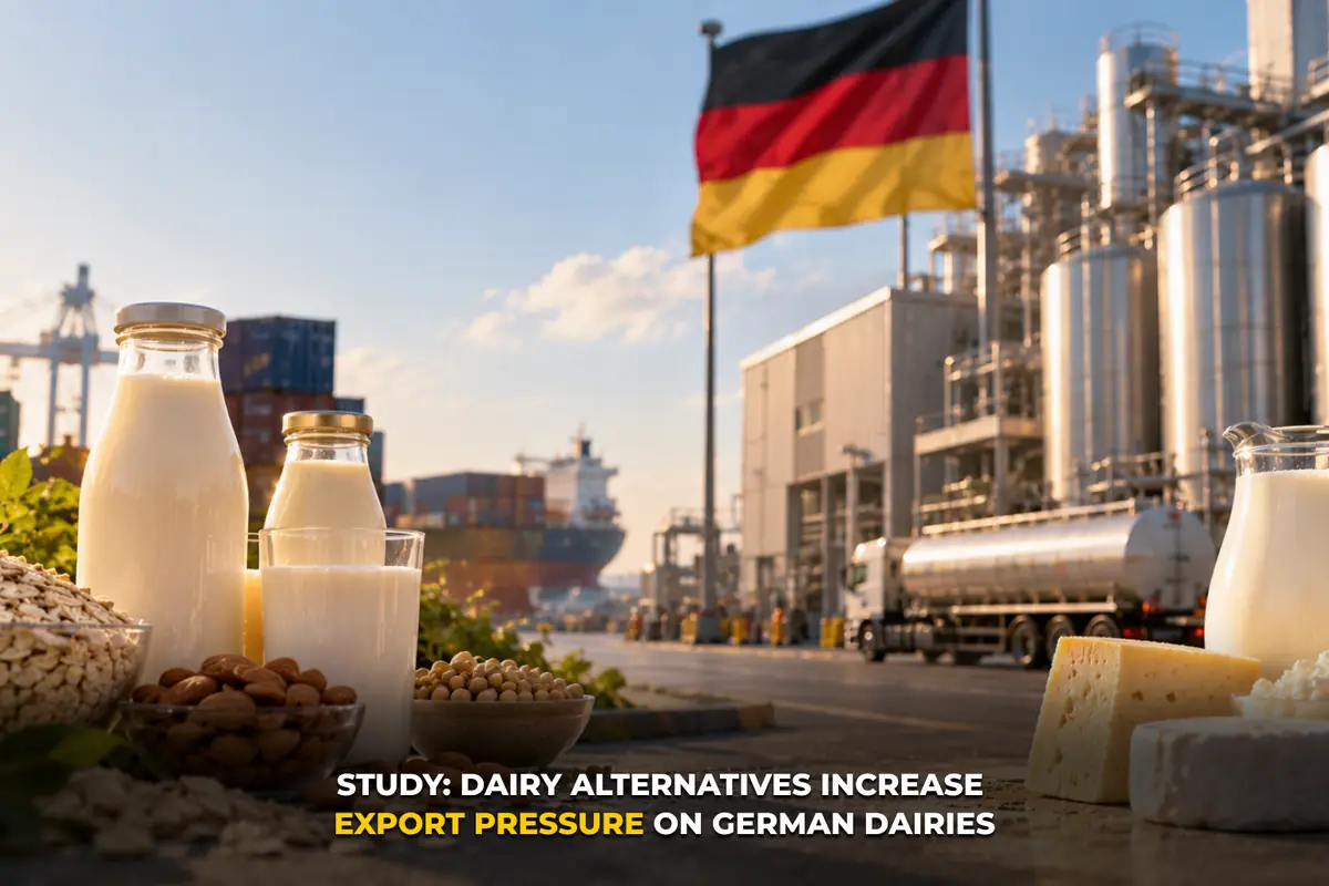 Study: dairy alternatives increase export pressure on German dairies