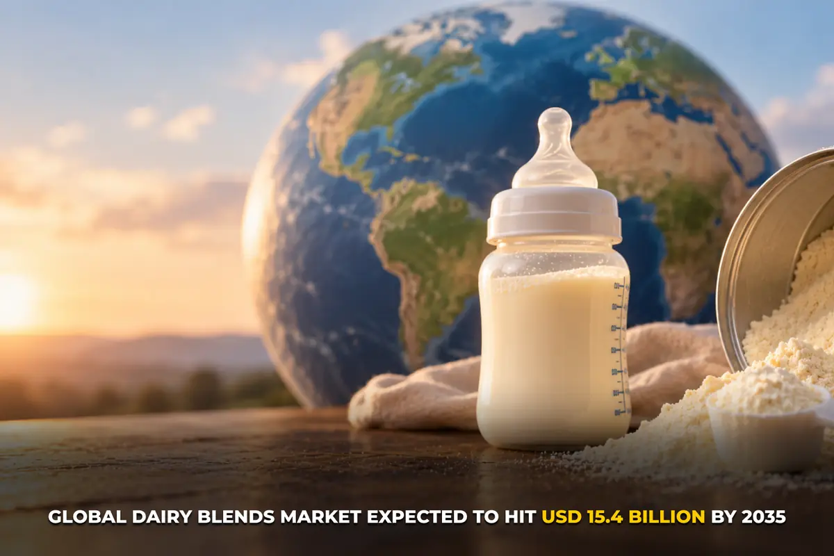 Global dairy blends market expected to hit USD 15.4 billion by 2035