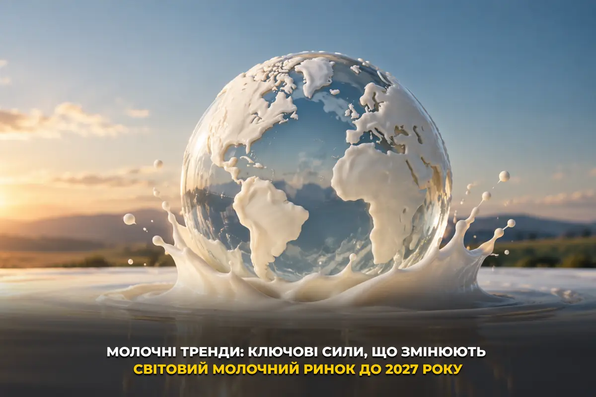 Молочні тренди: ключові сили, що змінюють світовий молочний ринок до 2027 року