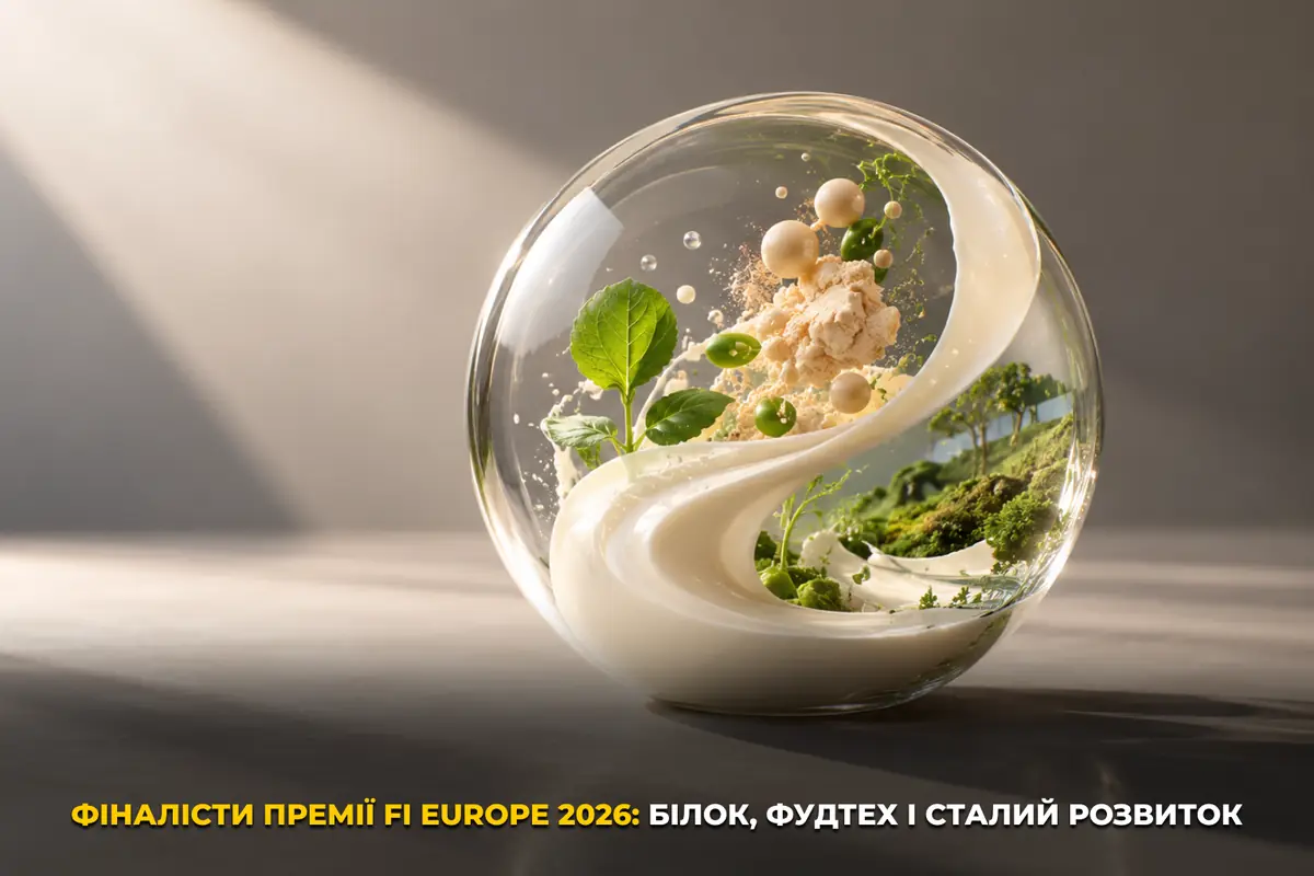 Фіналісти премії Fi Europe 2026: білок, фудтех і сталий розвиток