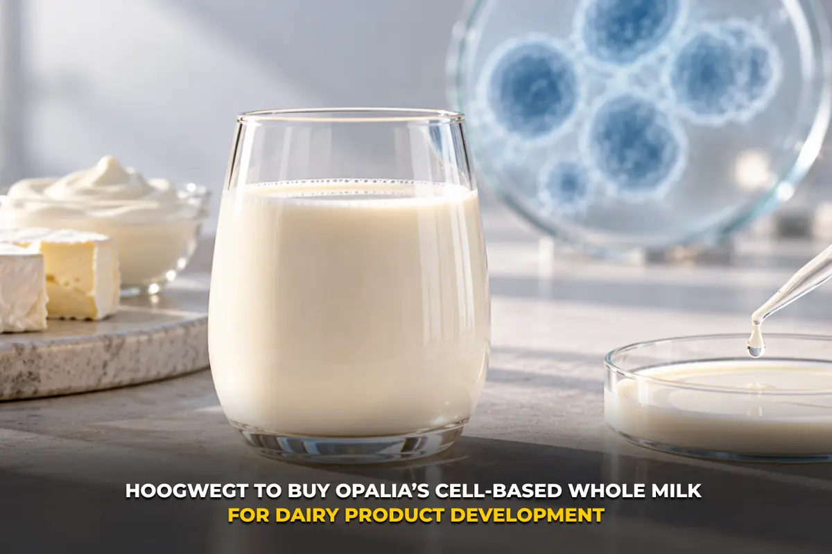 Hoogwegt to buy Opalia’s cell-based whole milk for dairy product development
