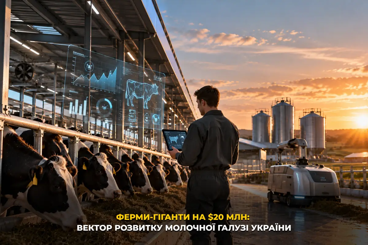 Ферми-гіганти на $20 млн: вектор розвитку молочної галузі України