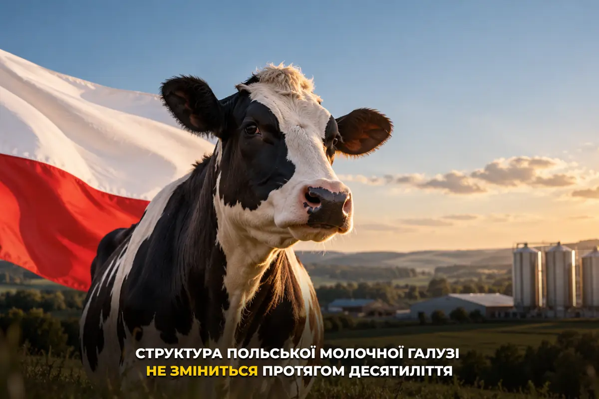 Структура польської молочної галузі не зміниться протягом десятиліття