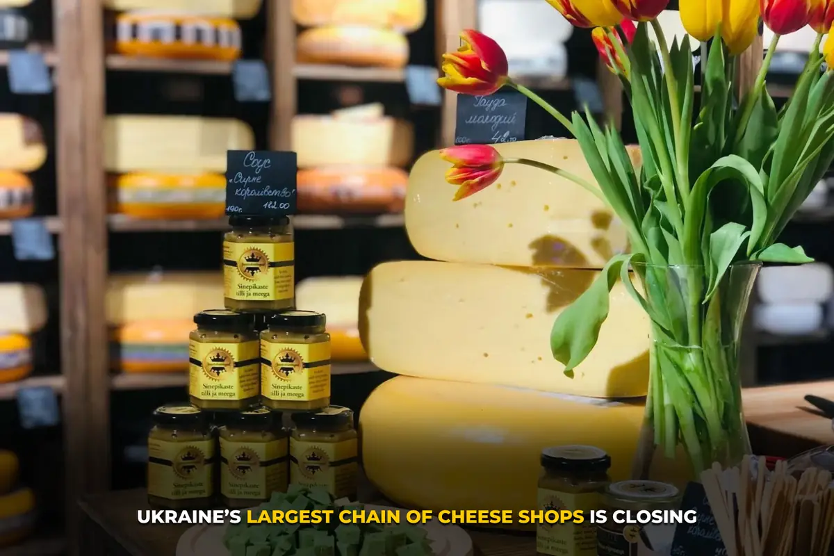 Ukraine’s largest chain of cheese shops is closing